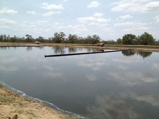 Baffle Curtain Installed at Roma Sewerage Treatment Plant